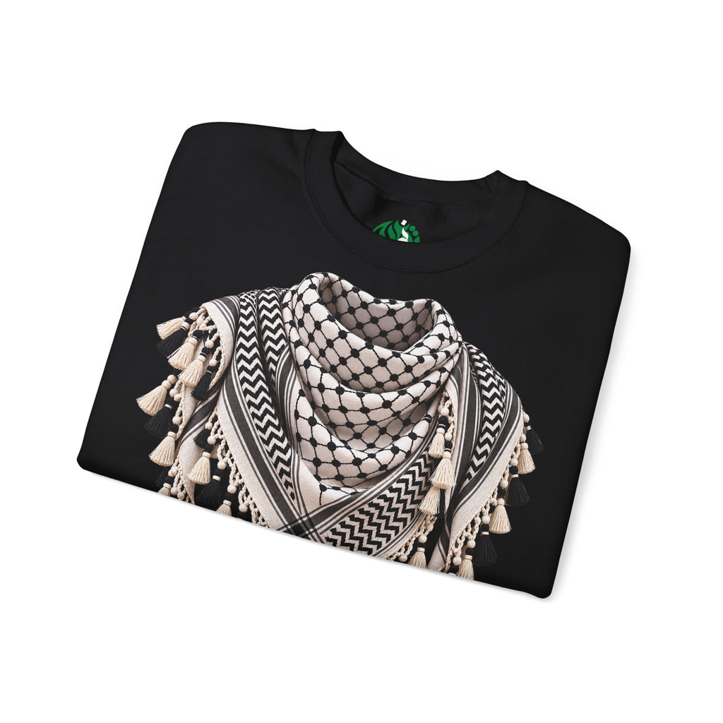 Keffiyeh Pattern Crewneck Sweatshirt
