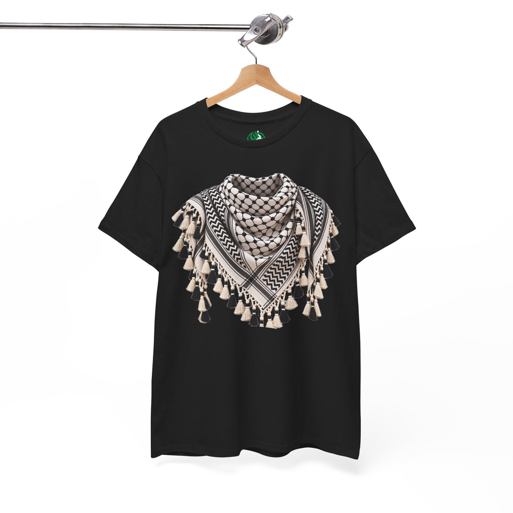 Keffiyeh Graphic T-Shirt — Middle Eastern Scarf Pattern Tee