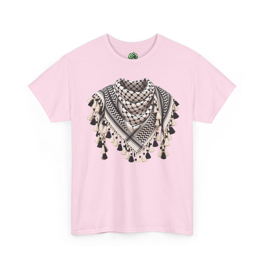 Keffiyeh Graphic T-Shirt — Middle Eastern Scarf Pattern Tee