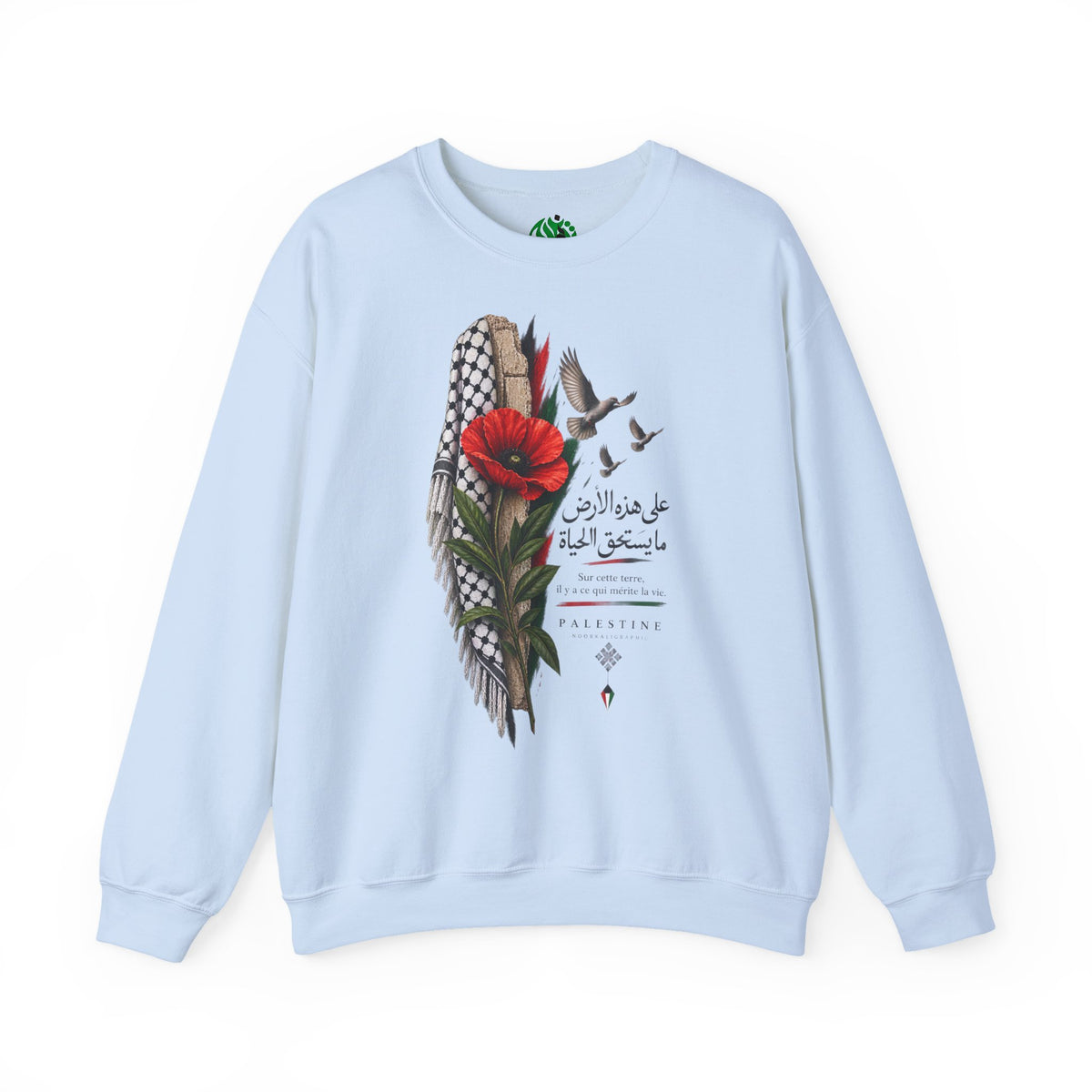 Poppy & Keffiyeh Graphic Sweatshirt