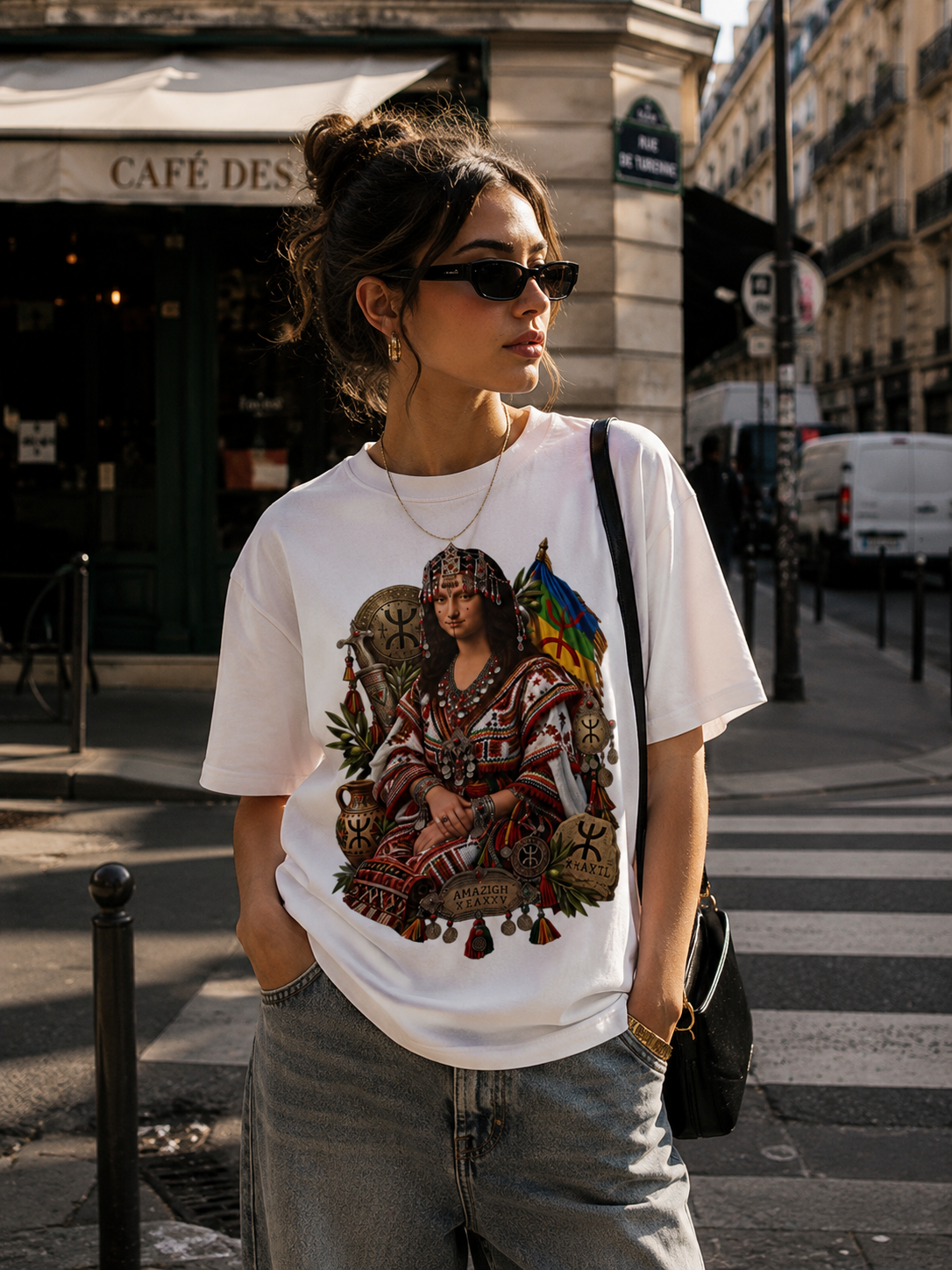 Amazigh Mona Lisa Portrait