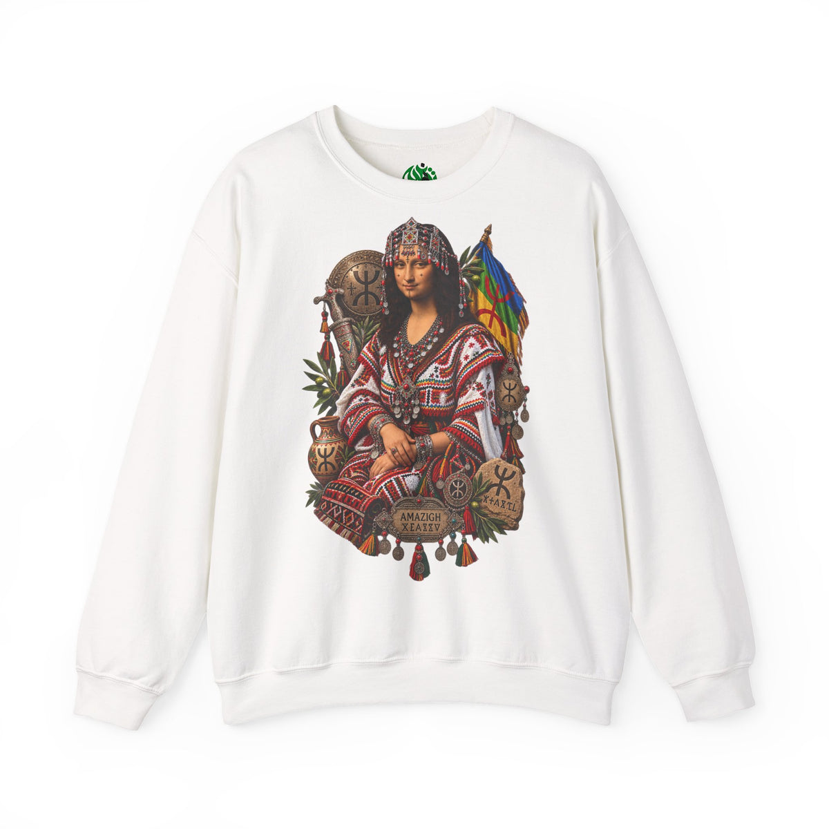 Amazigh Mona Lisa Portrait