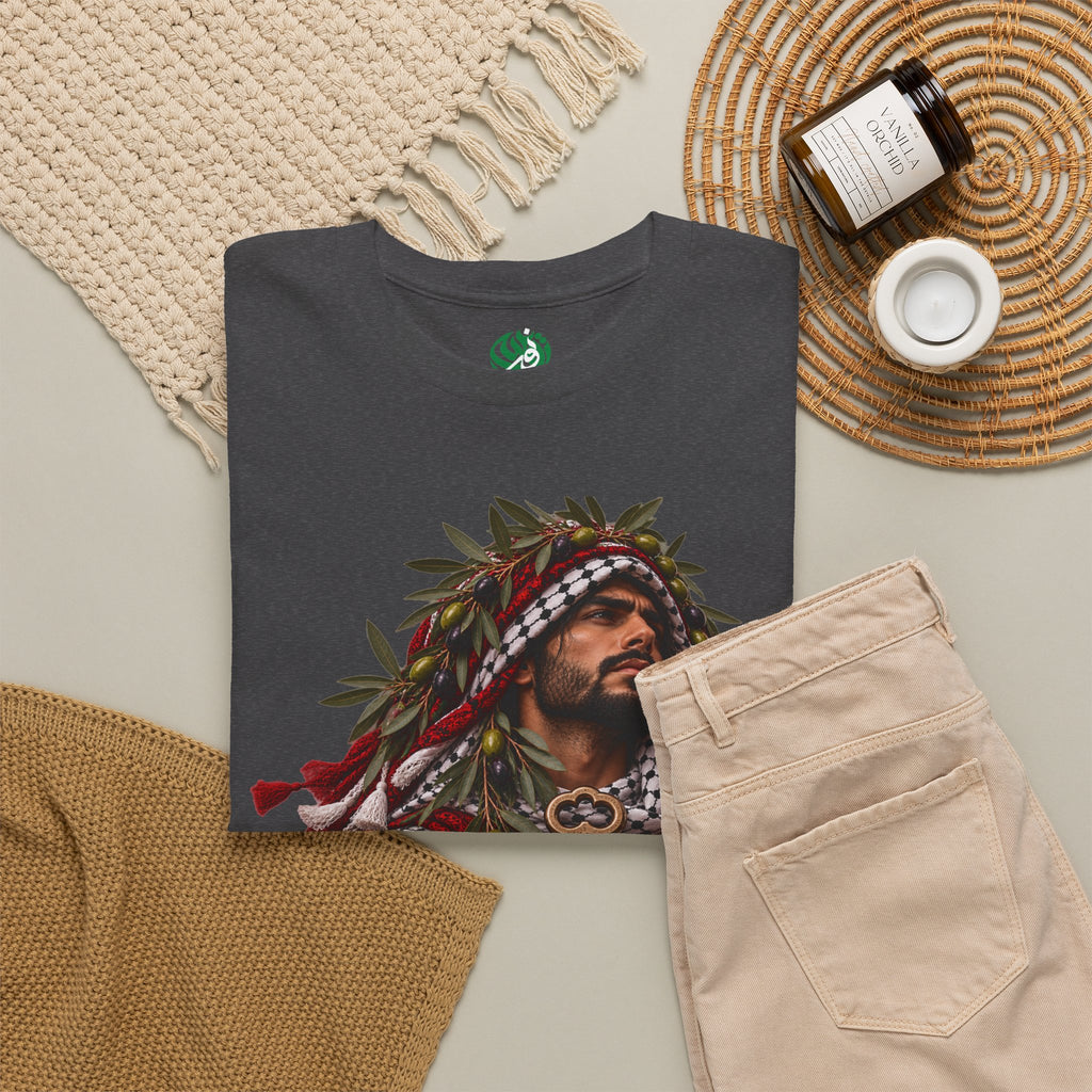 Palestinian King Apparel Tee — Key & Keffiyeh Graphic T-Shirt