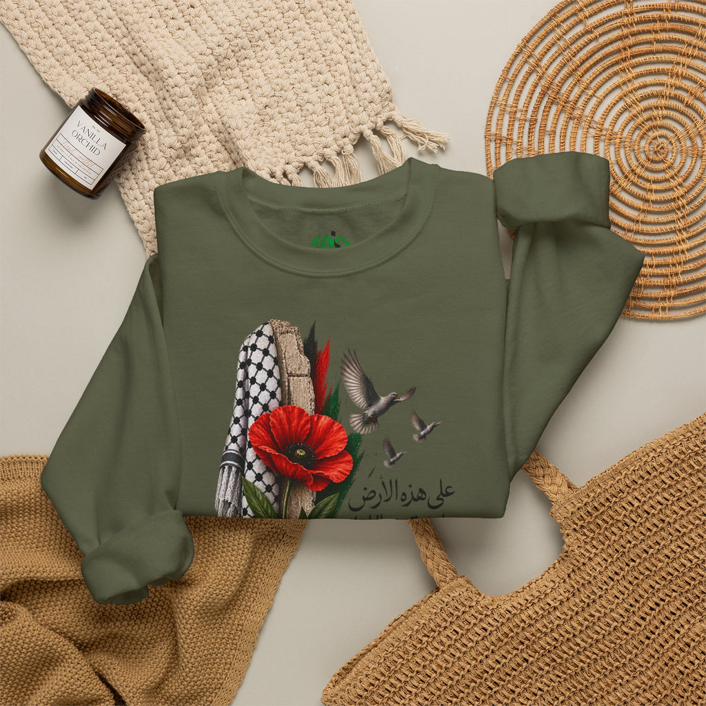 Poppy & Keffiyeh Graphic Sweatshirt