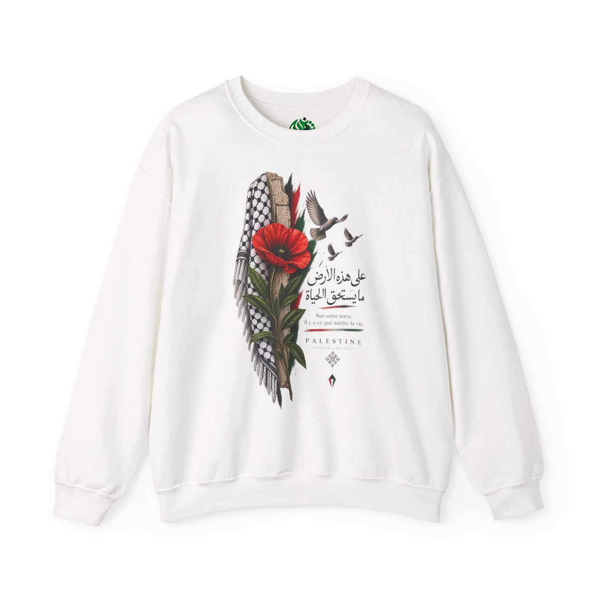 Poppy & Keffiyeh Graphic Sweatshirt