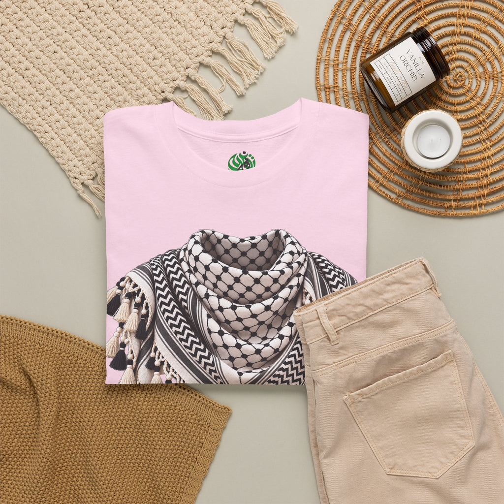 Keffiyeh Graphic T-Shirt — Middle Eastern Scarf Pattern Tee