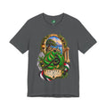 T-shirt calligraphie arabe levantine | Paysage du Moyen-Orient, branches d'olivier